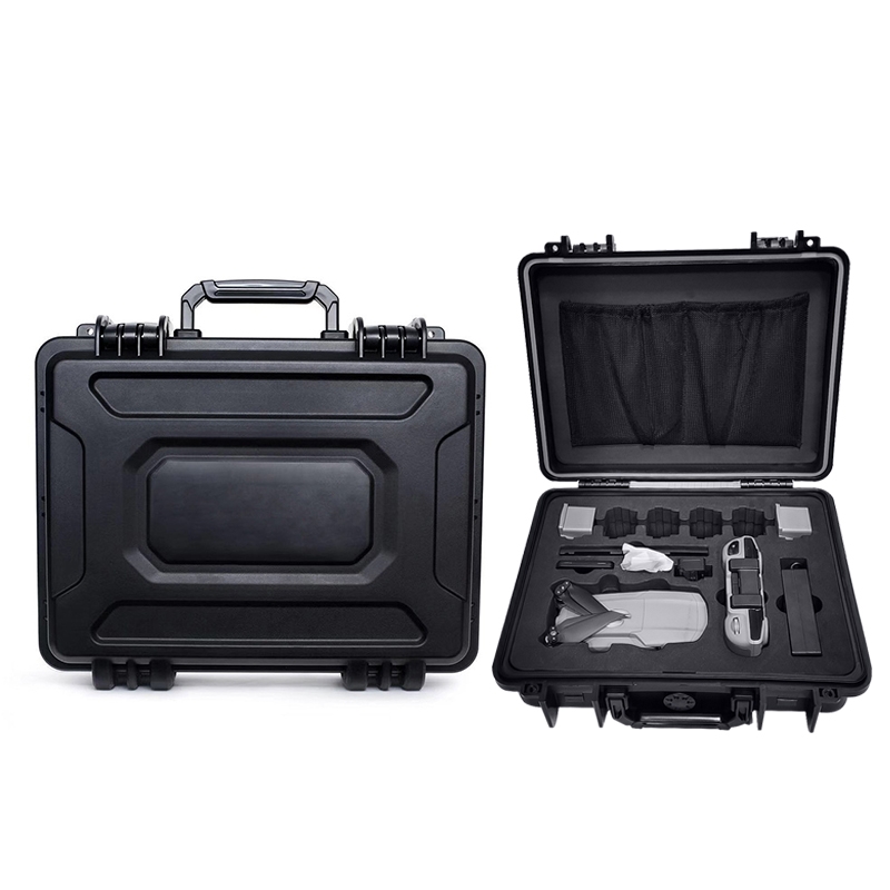 Portable Waterproof Hard-shell Storage Bag Carrying Case Box Suitcase for DJI Mavic Air 2 Drone Multi-battery Version