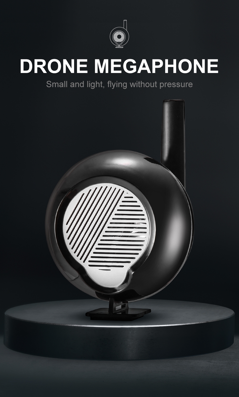 Walkie Talkie Sky Speaker Megaphone Laudspeakers Universal for RC Drone