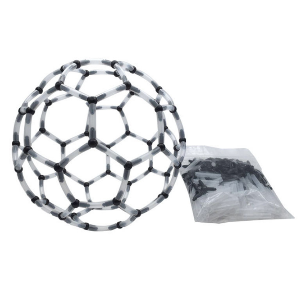Buck Fullerene C60 Molecular Model Bulb Tube Crystal Model Scientific Experiment Teaching Equipment Toys