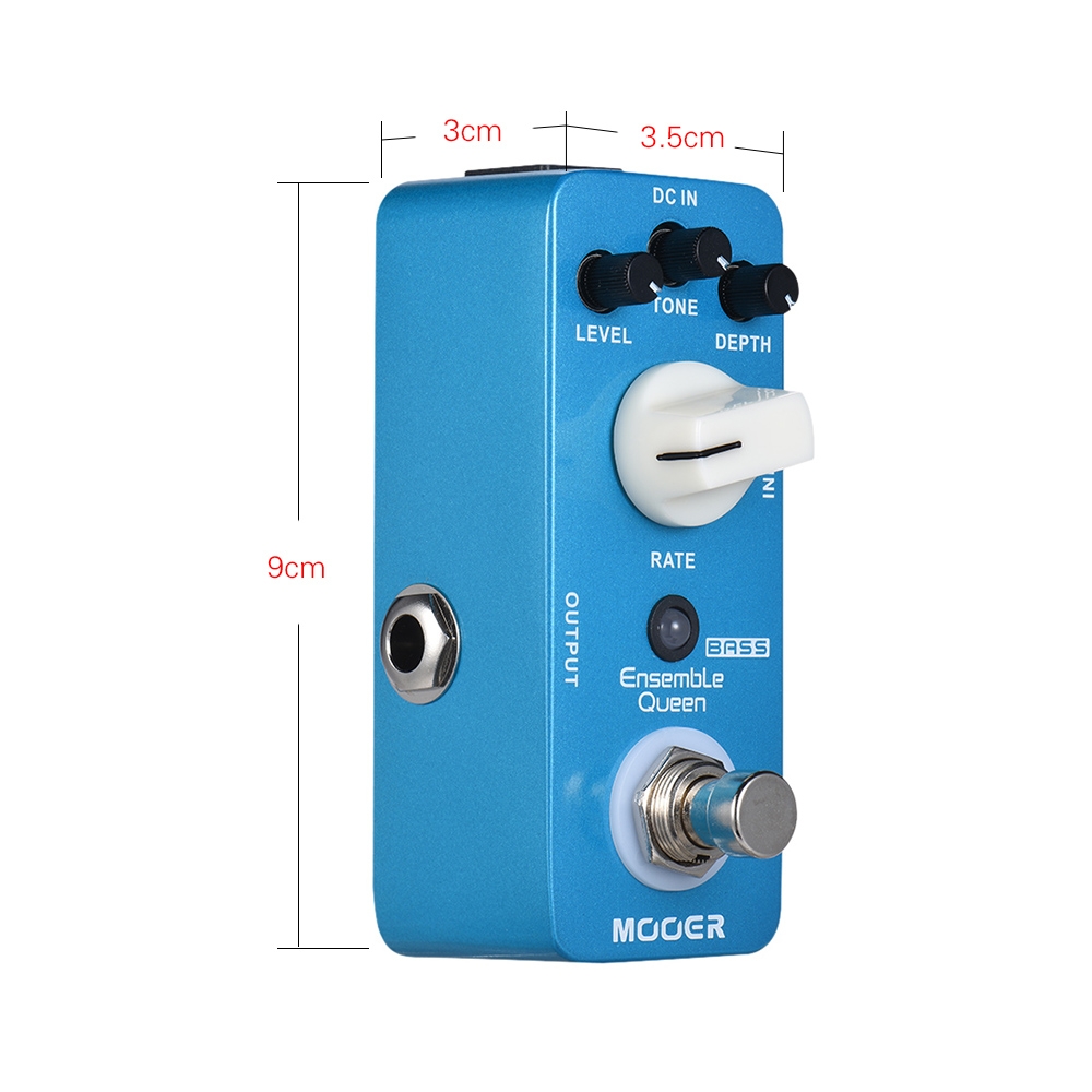 MOOER Chorus Effect Guitar Pedal Ensemble Queen Bass Chorus Guitar Effect Pedal True Bypass Guitar Parts & Accessories