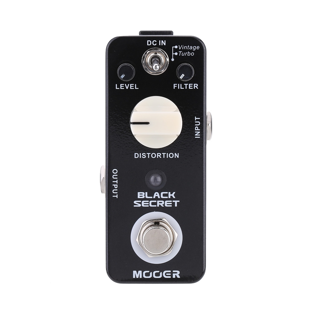 Mooer Black Secret Micro Mini Distortion Electric Guitar Effect Pedal True Bypass Guitar Parts & Accessories