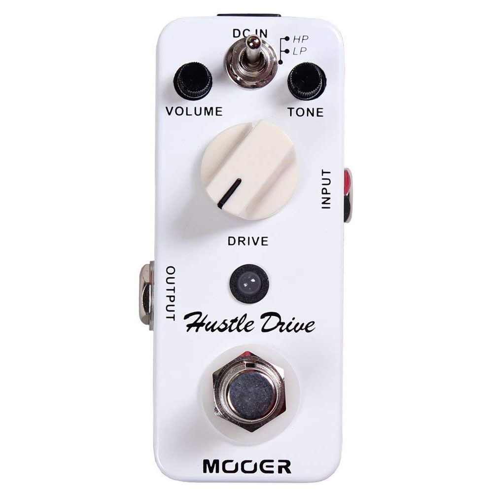 MOOER Micro Hustle Drive Guitar Effect Pedall Tube-like Drive Compact Guitar Pedal 2 Working Modes True Bypass Full Metal Shell