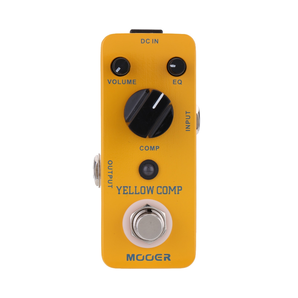 Mooer MCS2 Yellow Comp Micro Mini Classic Optical Compressor Effect Pedal True Bypass Full Metal Shell Guitar Accessories