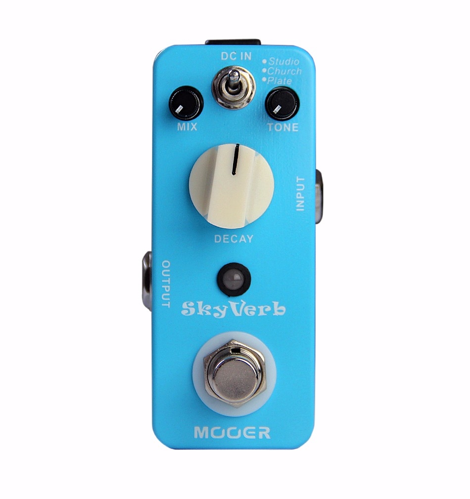 Mooer Sky Verb Micro Mini Reverb Effect Pedal for Electric Guitar True Bypass