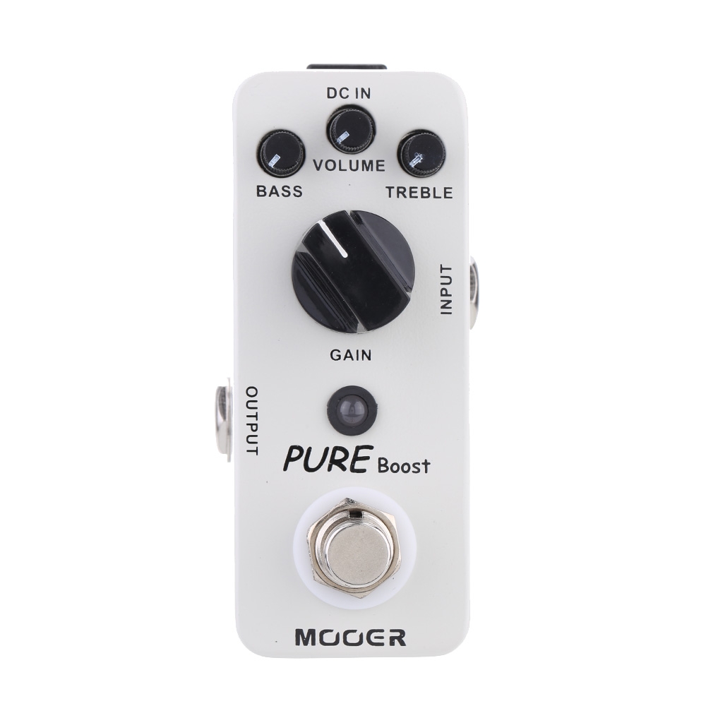 Mooer Pure Boost Micro Guitar Effect Pedal Mini Boost Electric Guitar Pedal True Bypass Metal Shell Guitar Parts & Accessories