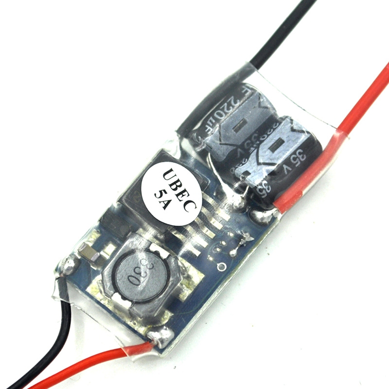 RC UBEC 5A BEC Full Shielding Antijamming Switching Regulator External Reciever Power Module