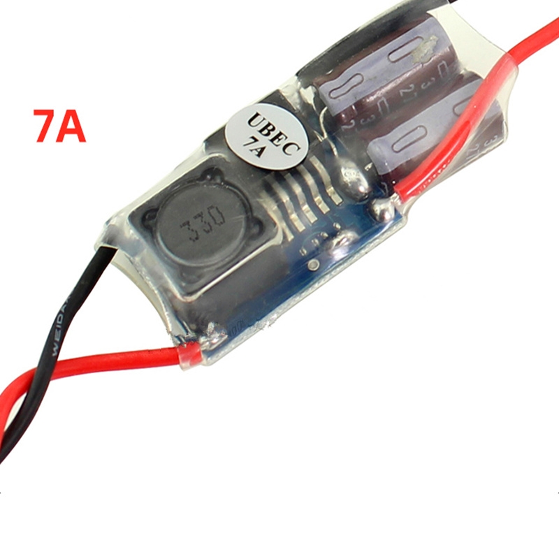 RC UBEC 7A BEC Full Shielding Antijamming Switching Regulator External Reciever Power Module