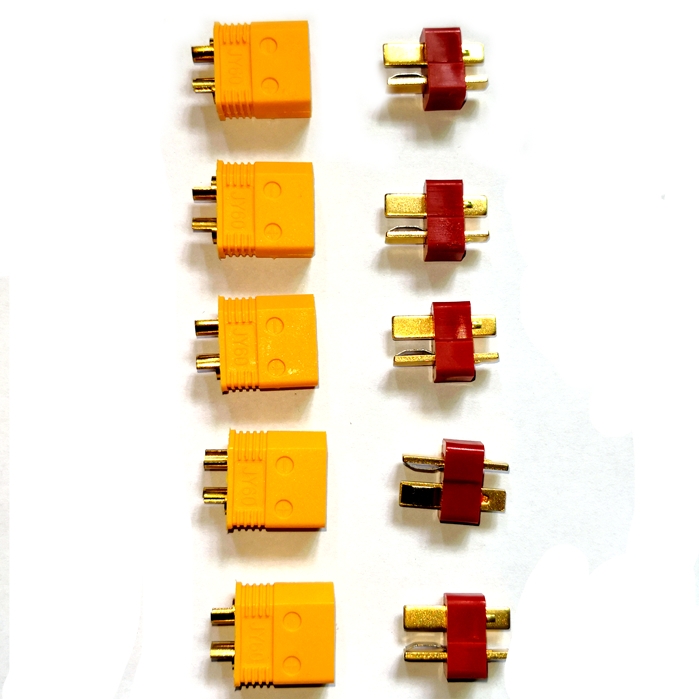 10 PCS RC Battery Connectors XT-60 & T plug DIY Accessories for RC Models