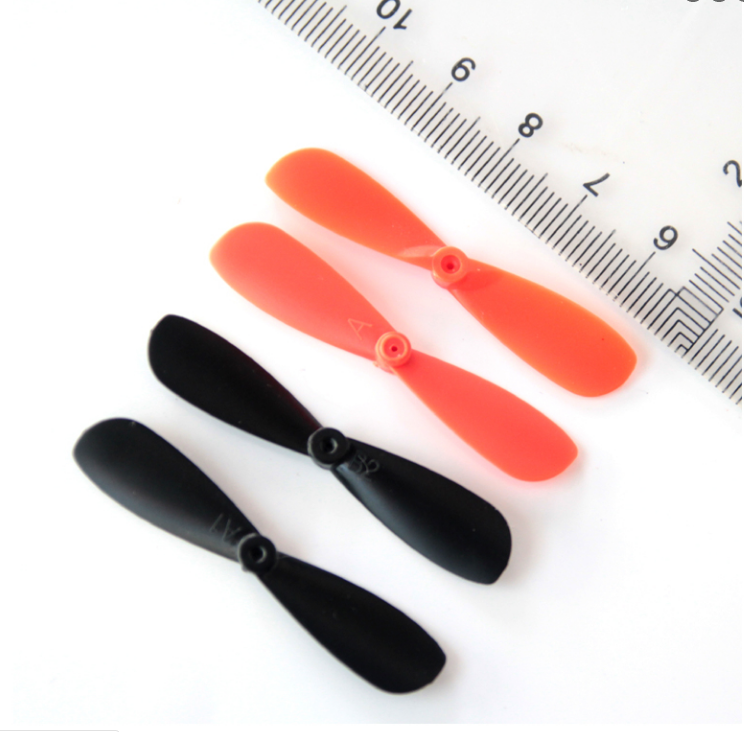 1 Pair 45mm Tail Blade 0.75mm Hole for Micro Helicopter