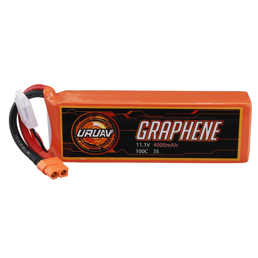 URUAV GRAPHENE 11.1V 4000mAh 95C 3S Lipo Battery XT60 Plug for RC Racing Drone