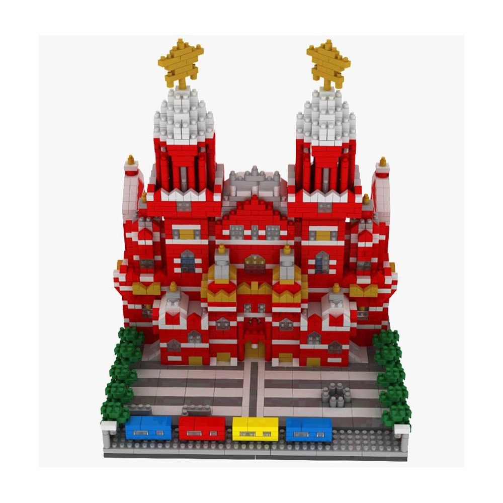 WLtoys YZ067 2384pcs Moscow Red Square Puzzle Assembled Building Blocks Indoor Toys