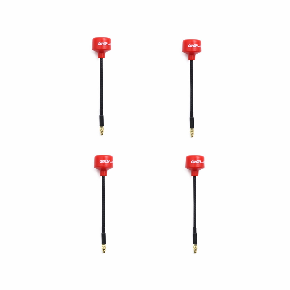 2pcs 85mm GEPRC Momoda 5.8GHz 2.0Dbi RHCP FPV Antenna Red MMCX for FPV Racing RC Drone