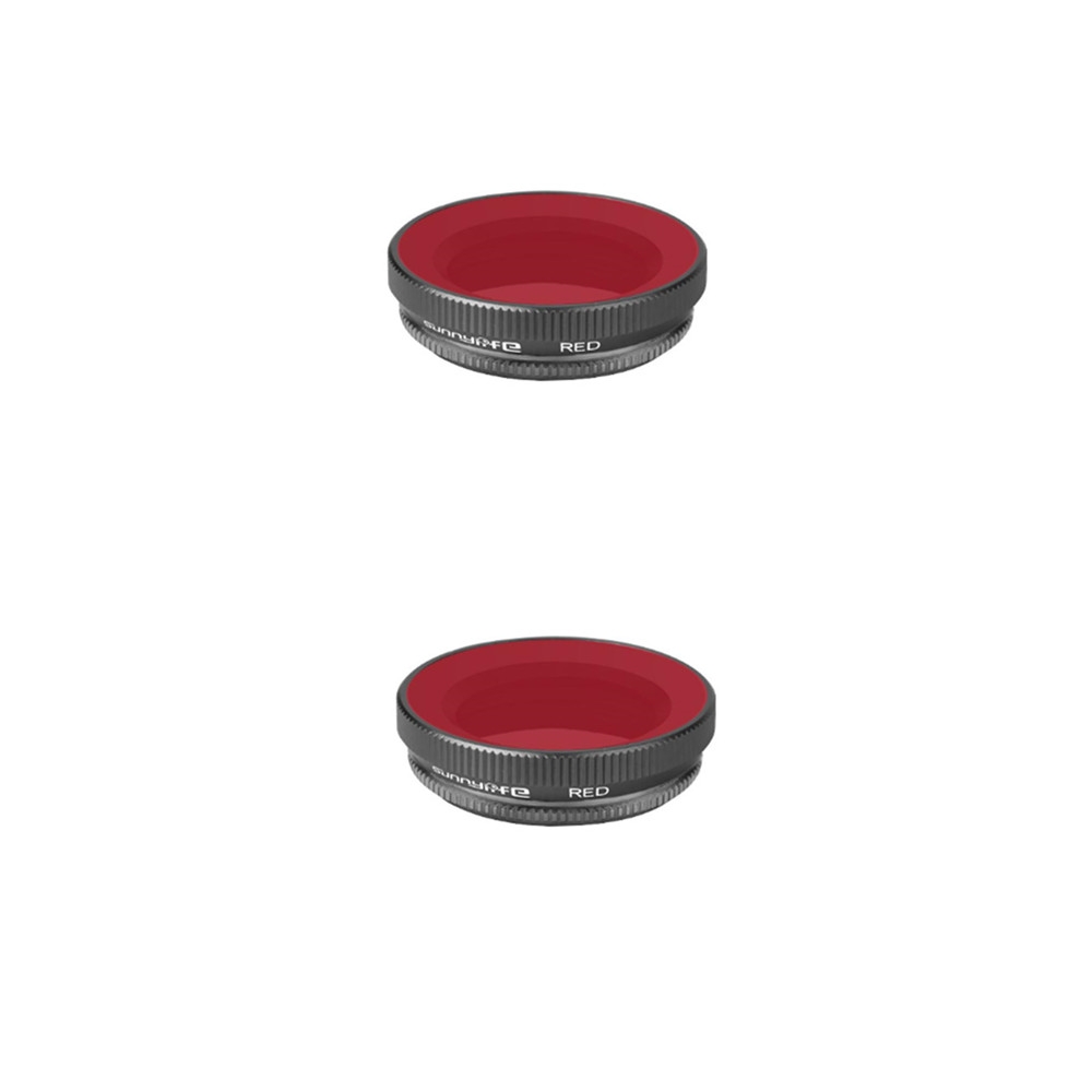 2pcs Sunnylife Diving Filter Lens Filter Red for DJI OSMO ACTION Sports Camera