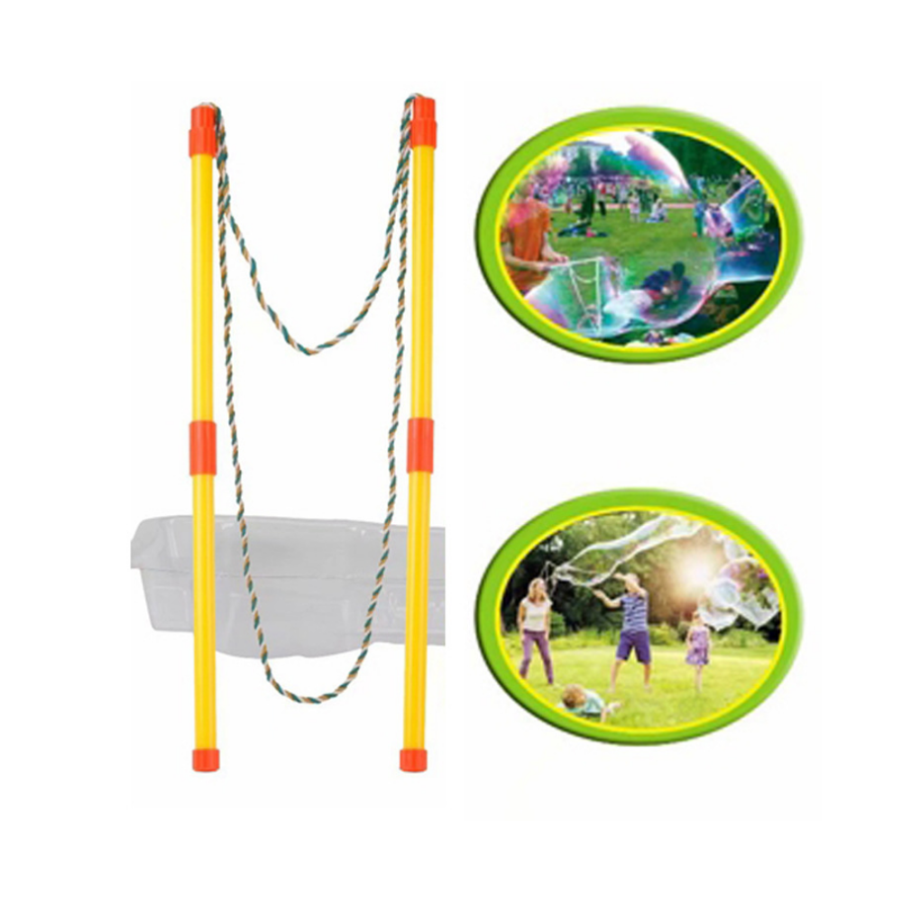 Big Bubble Making Props Double Pole Folding Bubble Rope Kids Toys