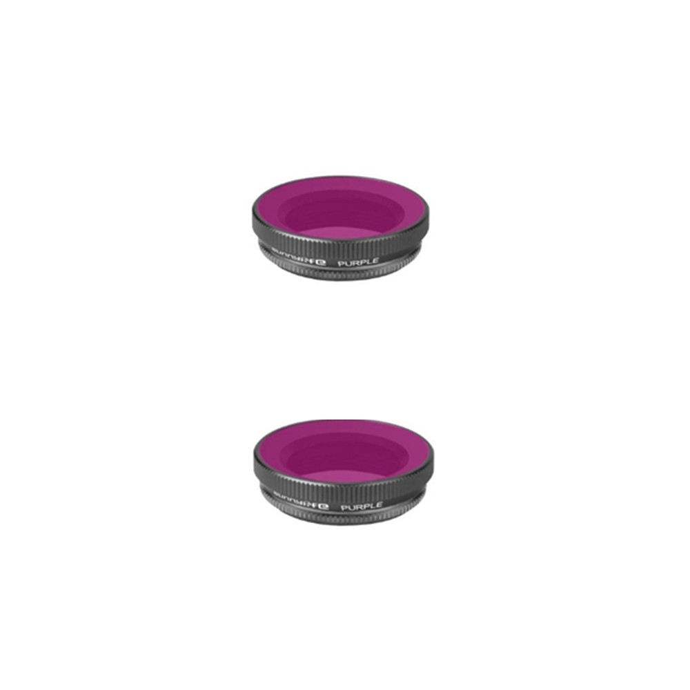 2pcs Sunnylife Diving Filter Lens Filter Purple for DJI OSMO ACTION Sports Camera