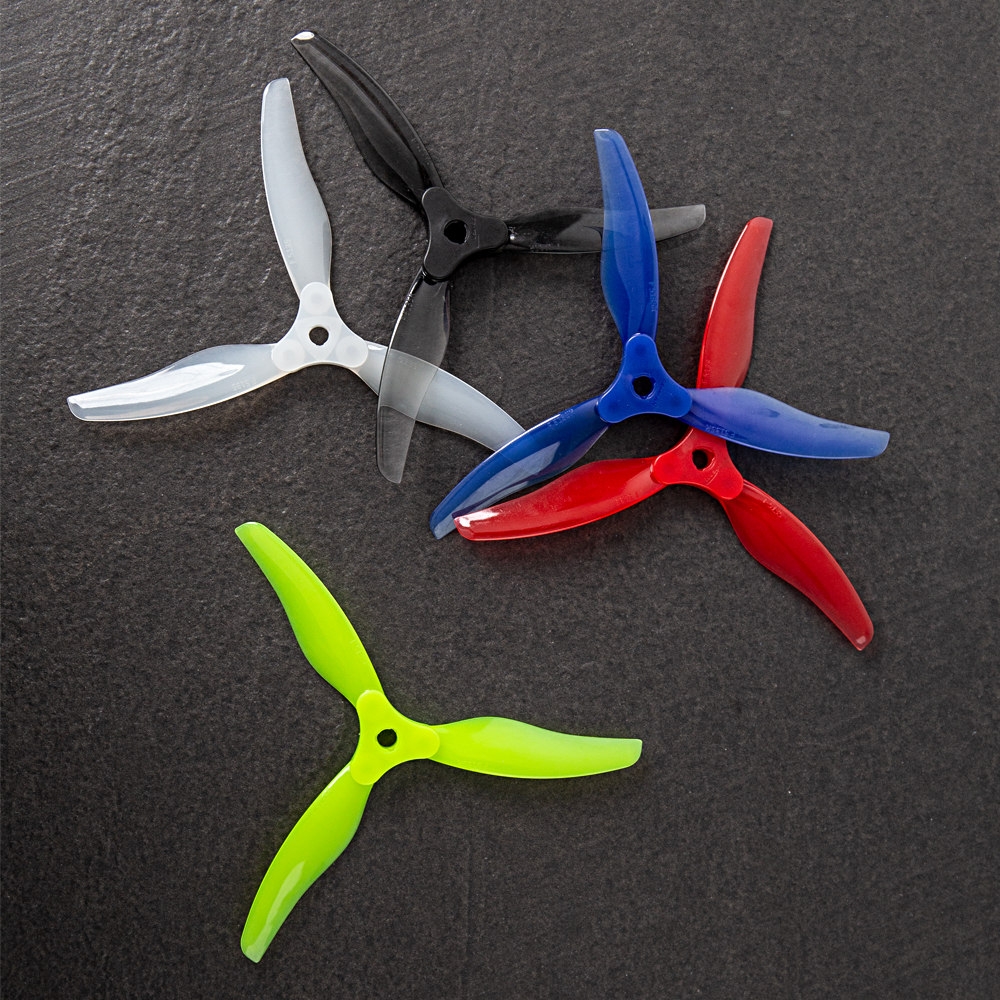 2 Pairs Gemfan F5135 FLOPPY PROPPY 5135 5.1X3.5 5.1 Inch Folding Propeller 3-Blade Compatible POPO for RC Drone FPV Racing