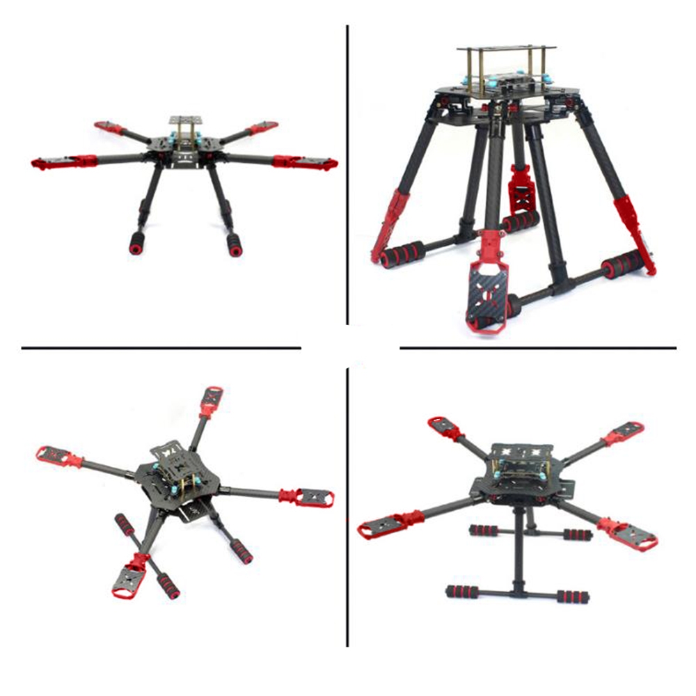 FEICHAO X4 460mm Wheelabse 12-14 Inch Carbon Fiber Umbrella Frame Kit for RC Drone Multirotor