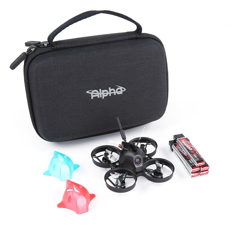 iFlight Alpha A65 65mm F4 1S AIO 5A ESC & 48CH 25/50mW VTX Tiny Whoop FPV Racing Drone BNF w/ Battery & Handbag Combo