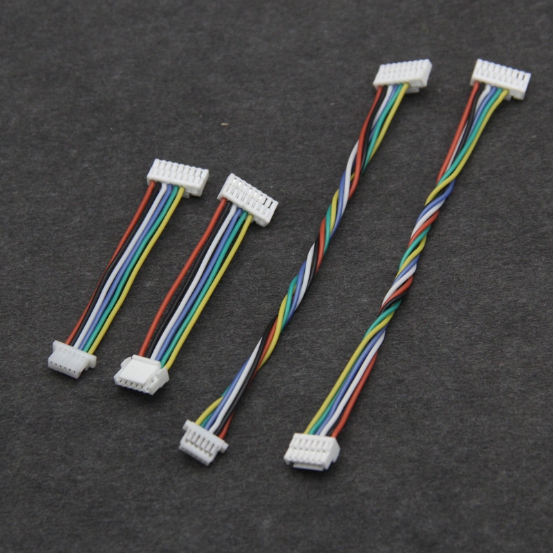 1PC 5cm/10cm Dual Head Silicone Wire GH1.25 8p To GH1.25/1.0 6p Plug 6 Line for DJI Air Unit FPV Racing