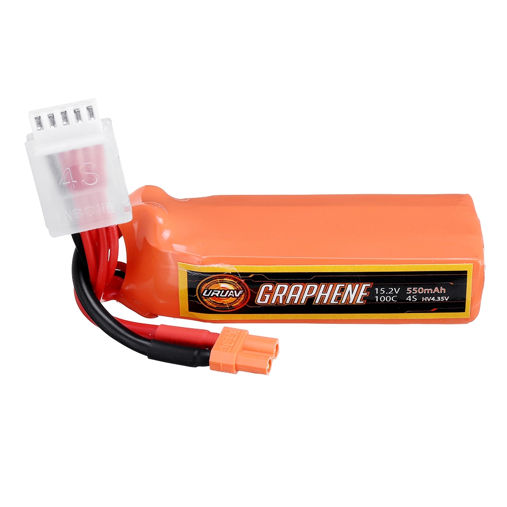 11% OFF for URUAV GRAPHENE 4S 15.2V 550mAh 100C Lipo Battery