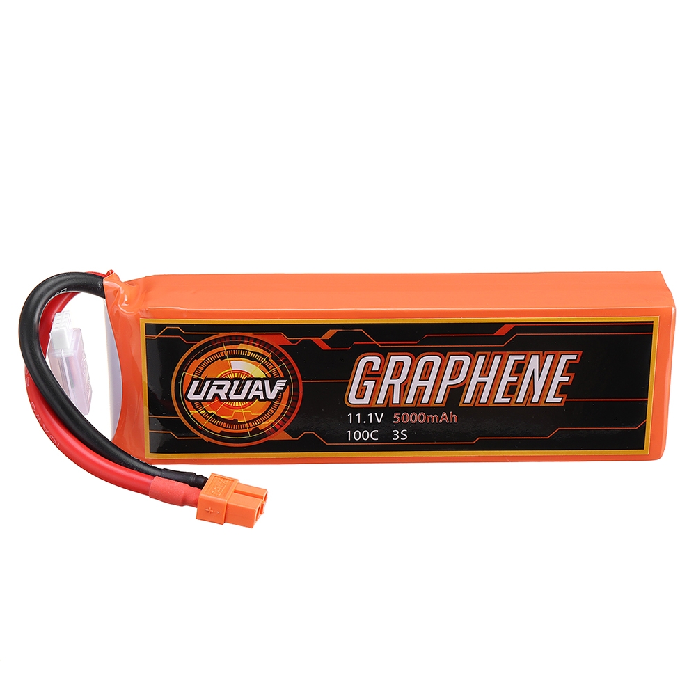 URUAV GRAPHENE 3S 11.1V 5000mAh 95C Lipo Battery XT60 Plug for FPV RC Racing Drone