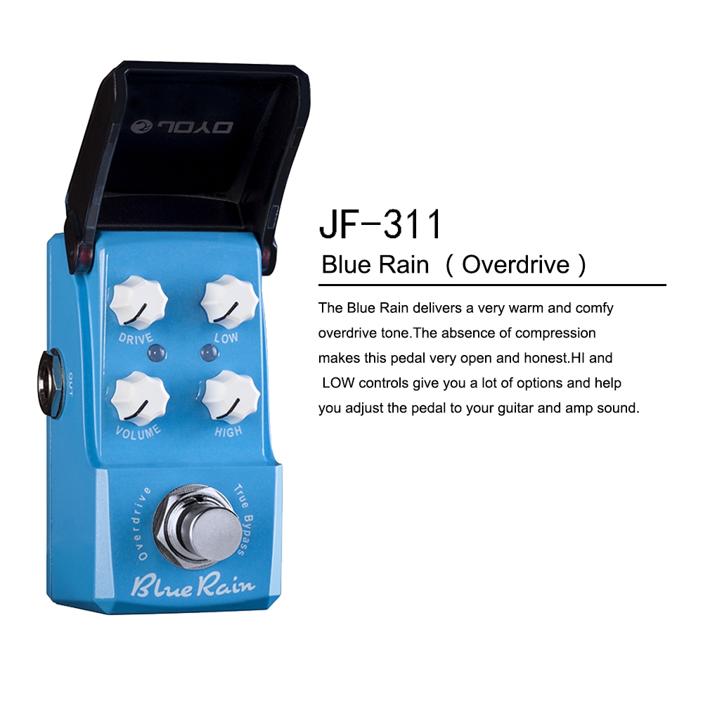 Joyo JF-311 Blue Rain Overdrive Effect guitar pedal New Ironman Mini Series Effect Pedal