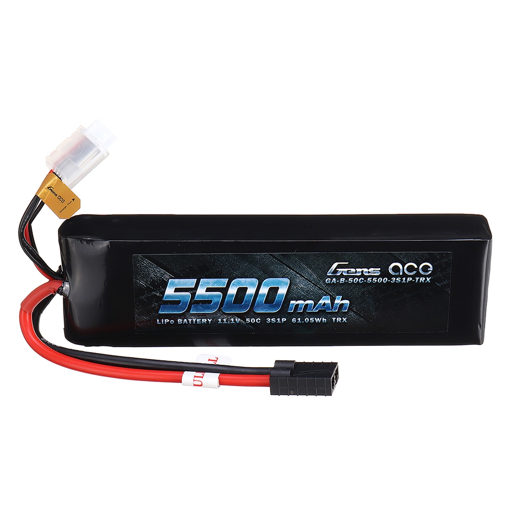 Gens ace Adventure 11.1V 5500mAh 50C 3S Lipo Battery for RC Car