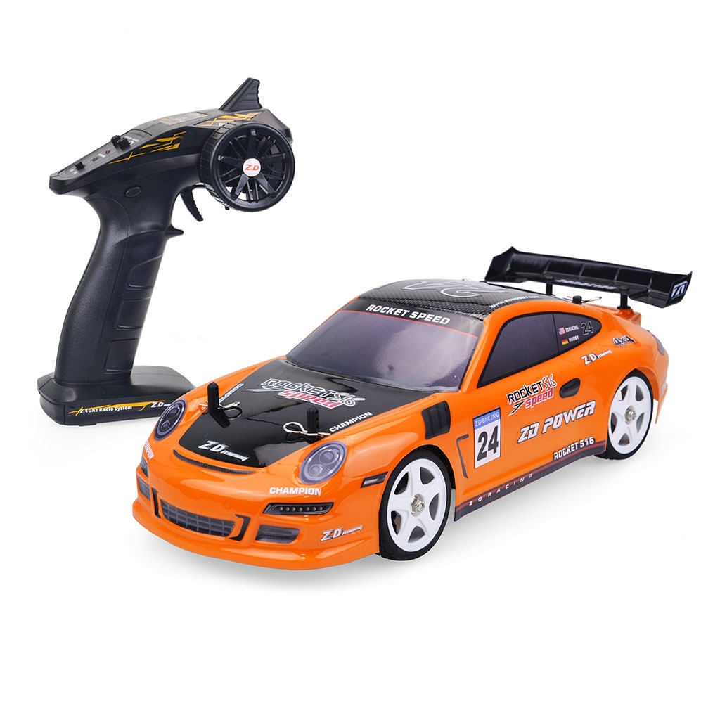 ZD 1/16 2.4G 4WD Brushed Racing Rocket S16 Drift RC Car Vehicle Models