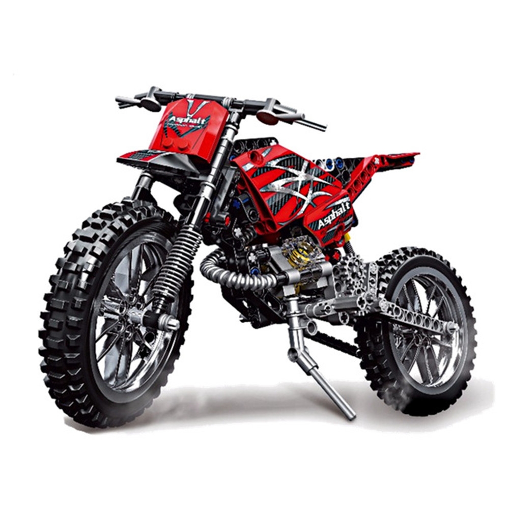 Decool Technic City Moto Cross Bike With Box Building Blocks Toys Bricks Classic Model Kids Toy Children Gift