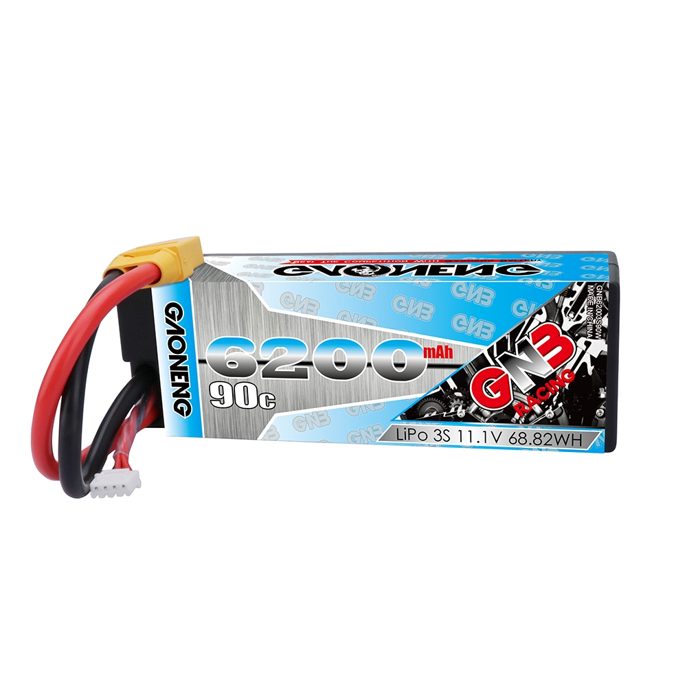 Gaoneng 11.1V 6200mAh 90C 3S XT60 Plug Lipo Battery for RC Car