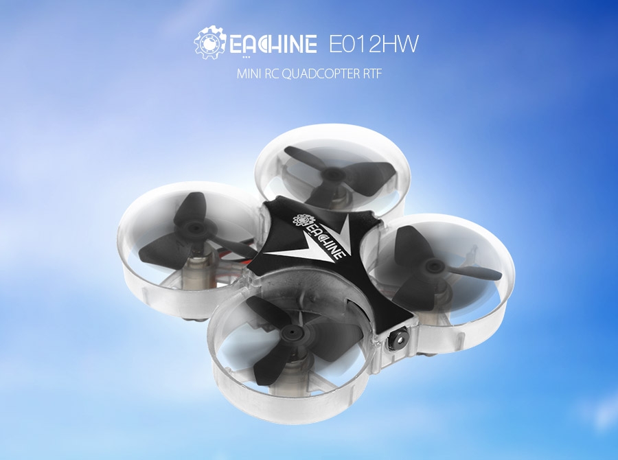 Eachine E012HW Mini WIFI FPV With Altitude Mode 2.4G 4CH 6 Axis RC Drone Quadcopter RTF