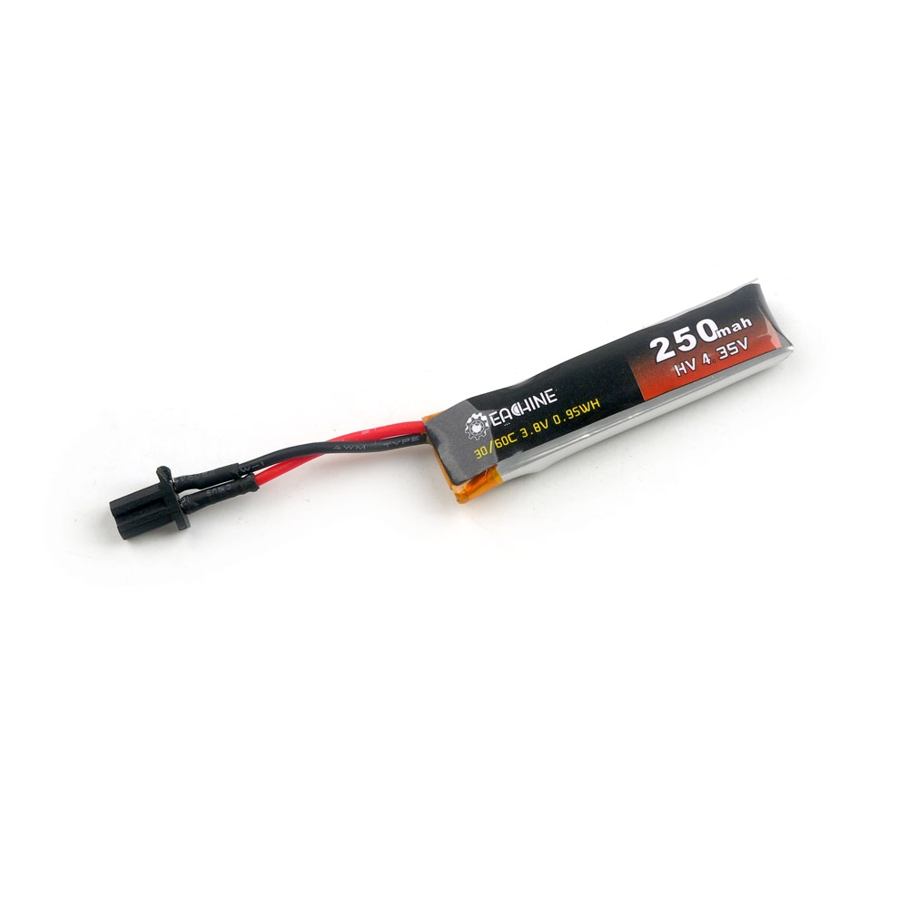 Eachine 250mAh 3.8V 1S 30C Lipo Battery ET2.0 Plug for US65/DE65 PRO Whoop FPV Racing Drone