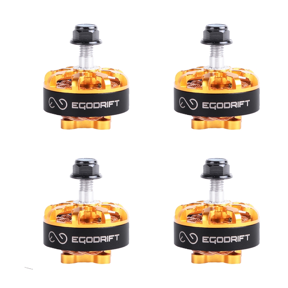 4 X EGODRIFT ATOM BABY GOLD EDITION 2306 2700KV 4-5S Brushless Motor for 5 Inch RC Drone FPV Racing