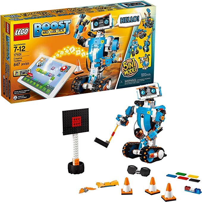 847 Pieces LEGO Boost Creative Toolbox 17101 Building and Coding Kit