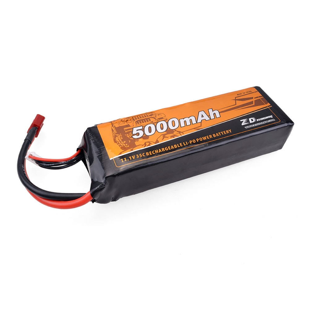 ZD Racing 11.1V 5000mAh 35C 3S Lipo Battery T Plug for 9116 9020 9021 08426 08427 1/8 1/10 RC Vehicles Car Models