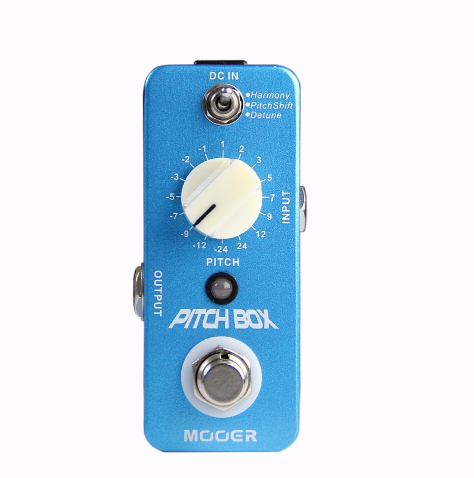 MOOER Pitch Box Compact Effect Pedal Harmonys Pitch Shifting Detune 3 Mode True Bypass Guitar Pedal with Pedal Connector