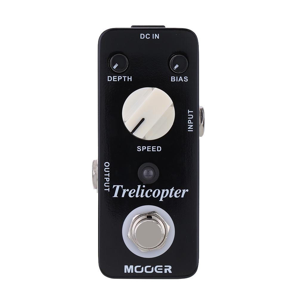 Mooer Trelicopter Micro Mini Optical Tremolo Effect Pedal for Electric Guitar True Bypass