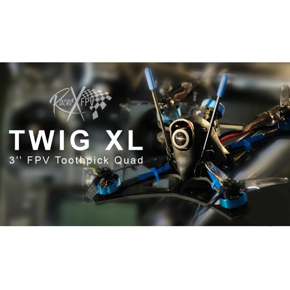 BETAFPV TWIG XL 3Inch 2-4S 12A AIO Flight Controller 1404 3800KV Brushless Motor BNF Toothpick FPV Racing Drone