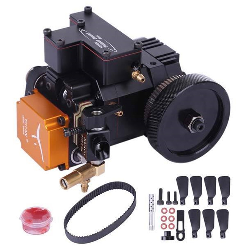 Toyan FS-S100WG 4 Stroke RC Engine Water Cooled Four Stroke Gasoline Engine Kit for RC Car Boat Plane RC Vehicle Model