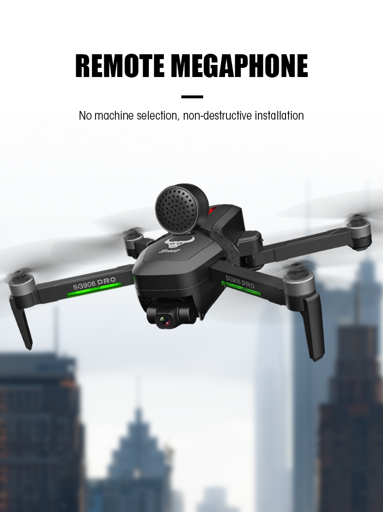 Global Drone Sky Speaker Megaphone Loudspeakers Ultra-long-distance Shouting for SG906 Pro Mavic Mini Mavic Air 2 RC Drone