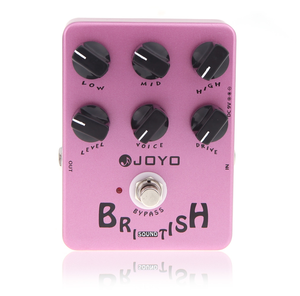 JOYO JF-16 British Sound True Bypass Design Effect Pedal for Guitar +1 pc Pedal Connector Electric Guitar Accessories