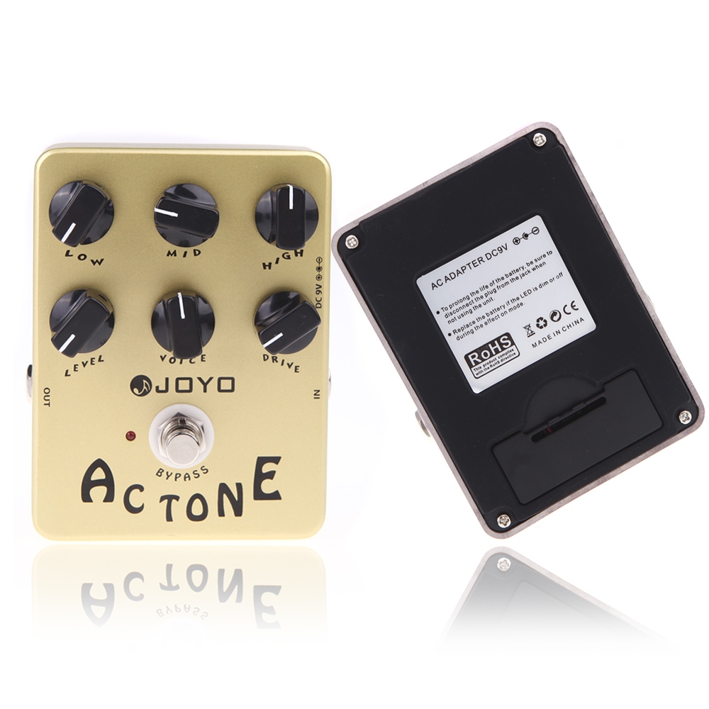 JOYO JF-13 AC Tone Voxs Amp Simulator Guitar Effect Pedal True Bypass Guitar Pedal For Guitar Accessories Guitar Parts