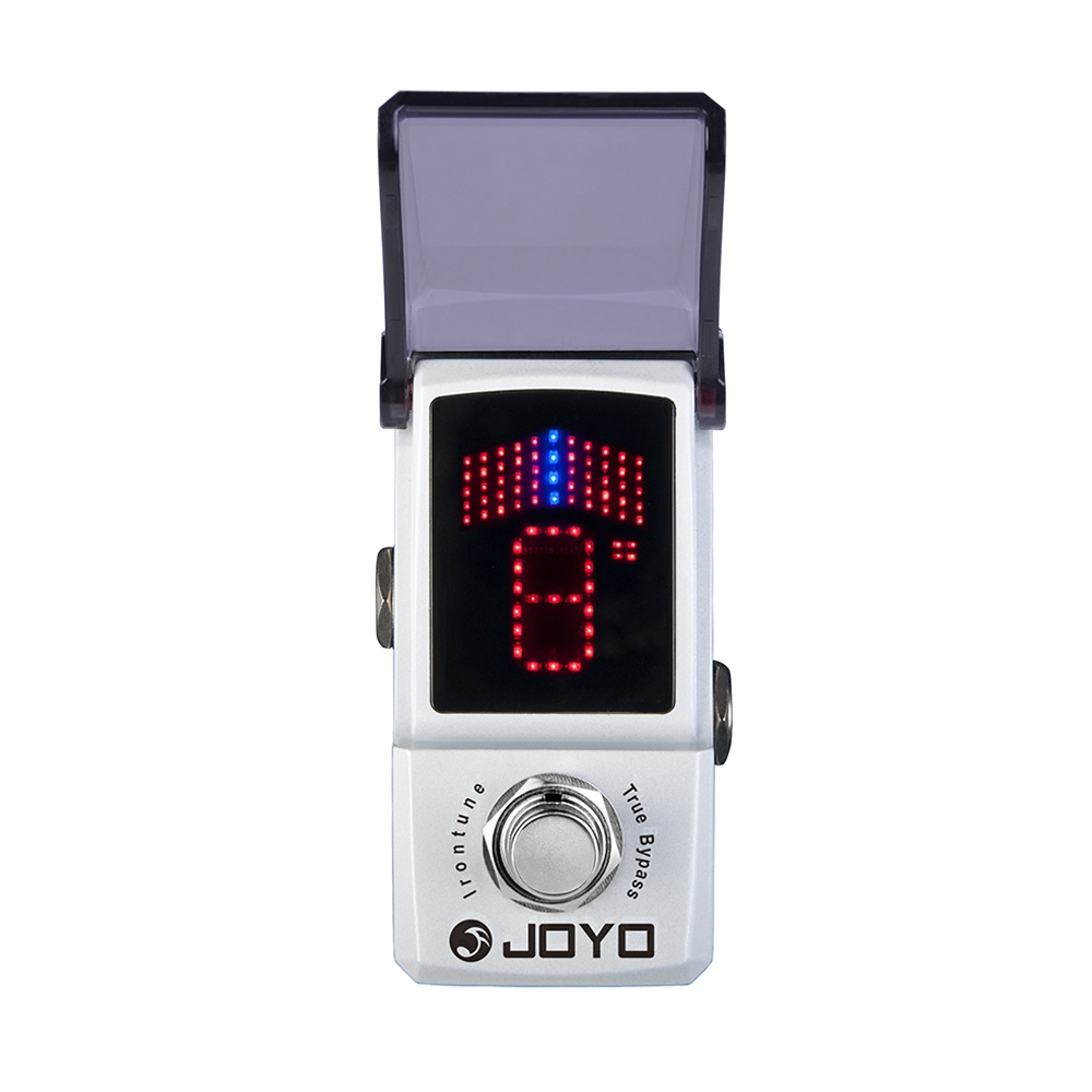 JOYO JF-326 Irontune Chromatic Electric Guitar Bass Effects Pedal Tuner High Precision LED Display Mini Pedal Guitar Accessories