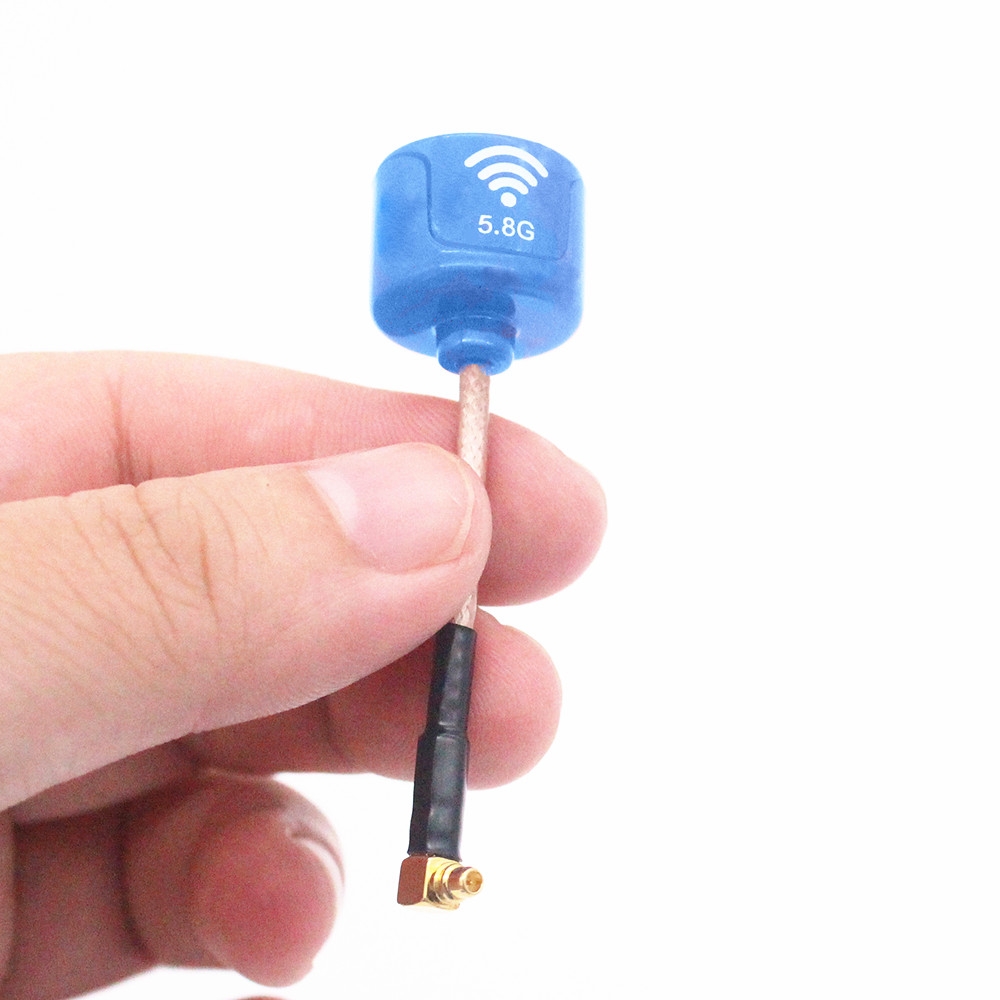 Turbowing 5.8G 2.5dBi Lollipop FPV Antenna MMCX-L Plug for FPV Racing RC Drone