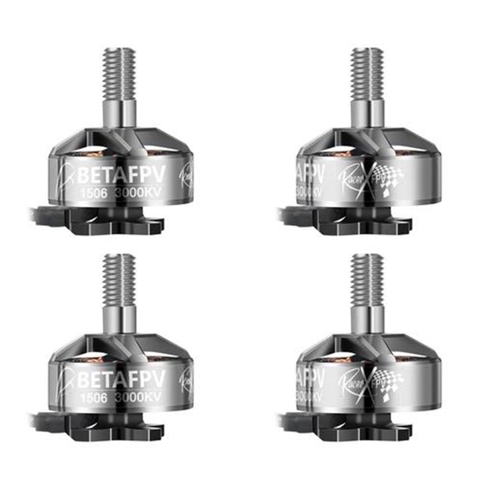 4PCS BETAFPV 1506 M2 φ5mm 3-6S 3000KV Brushless Motor for BETAFPV TWIG 3''/ 4''/ 5'' X-Knight 4'' Frame FPV Racing Drone