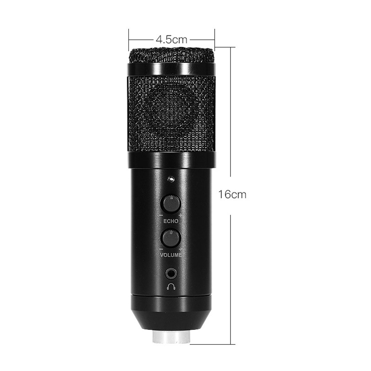 BM800 Condenser Microphone Studio Vocal Recording Mic Mount Boom Stand Kit Set