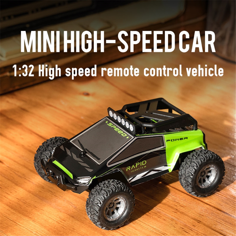 S638 with 2/3 Battery 1/32 2.4G 4CH Full Scale Mini RC Car Dual Motor Off-Road Vehicles Kids Child Toys LED Light Model