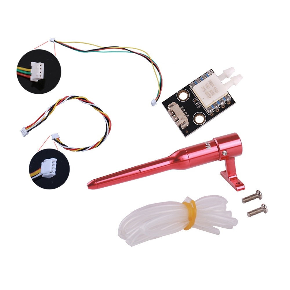 Mayatech MT90 Dynamic Static Dual Pressure Airspeed Tube + PIX Airspeed Meter Differential for Aerial Survey Pixhawk PX4 Pixhack Pix V5 Pixhawk2 Pixhawk4 Flight Controller