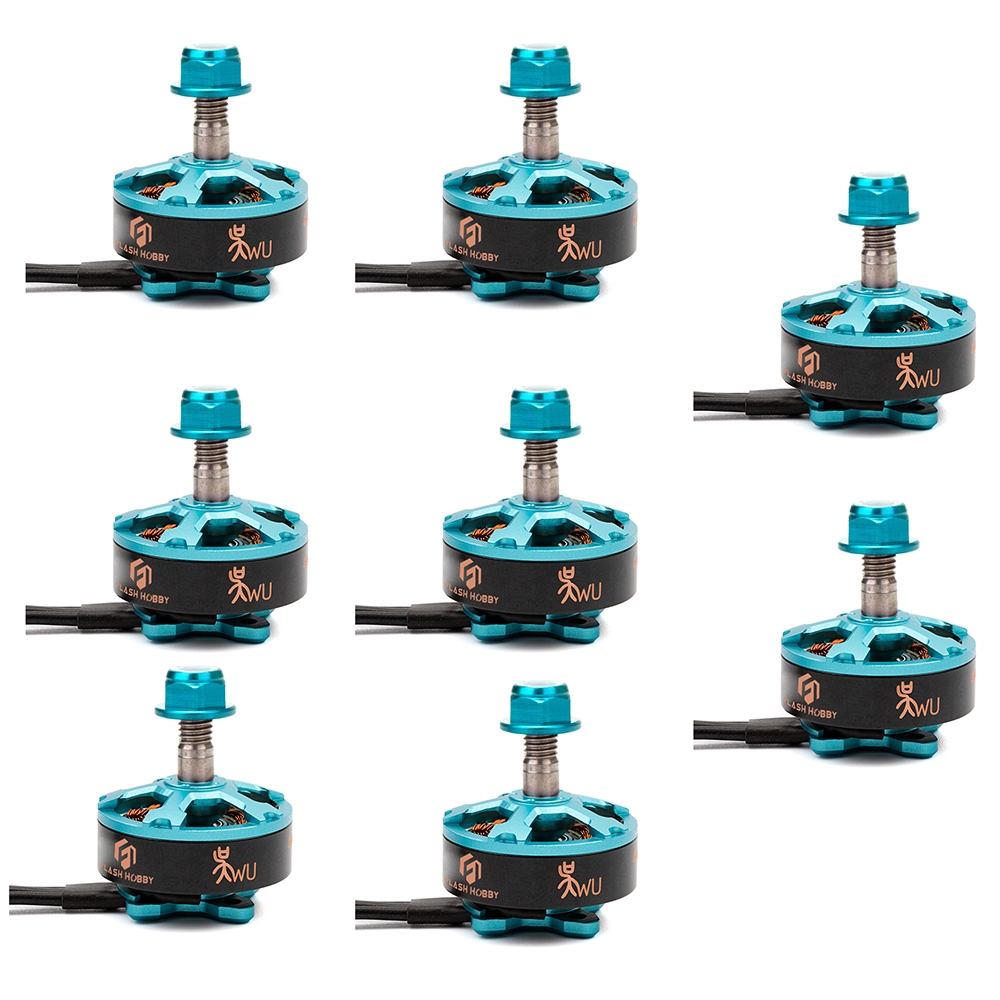 8 PCS Flashhobby Samguk Series Wu 2206 2400KV 3-4S Brushless Motor CW for RC Drone FPV Racing