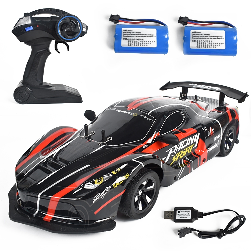 1:10 2.4G 4WD Drift Racing Car High Speed Off Road RC Car Lamplight 25KM/h For RC Vehicles Model Multi Batteries